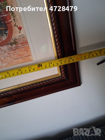 Картини акварел с красиви рамки и подпис на художника., снимка 12 - Декорация за дома - 53704999