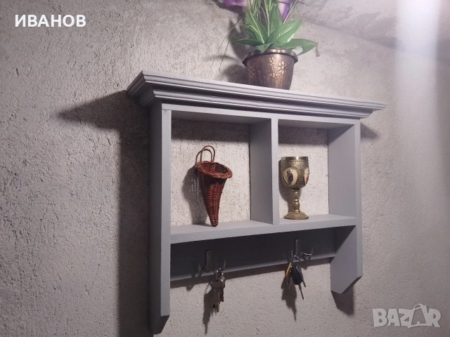 Етажерка за стена, снимка 3 - Етажерки - 53060037