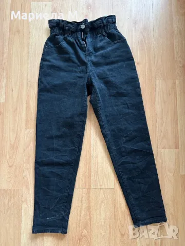 Дънки, висока талия с ластик, 32/34, като нови