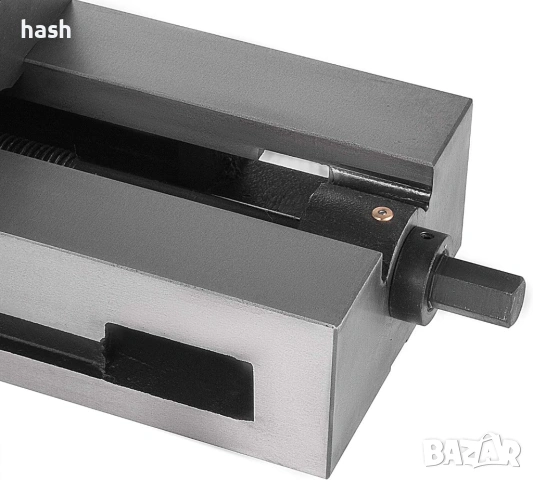 VEVOR Високопрецизен фрезов менгеме 6 инча, настолна скоба от чугун, плоска скоба за фрезоване, проб, снимка 5 - Други инструменти - 53752643