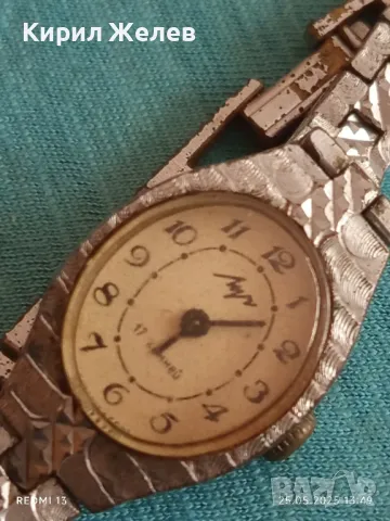 Стар механичен часовник дамски Лъч СССР 17 камъка за ремонт части КОЛЕКЦИЯ 39668, снимка 6 - Антикварни и старинни предмети - 50419930