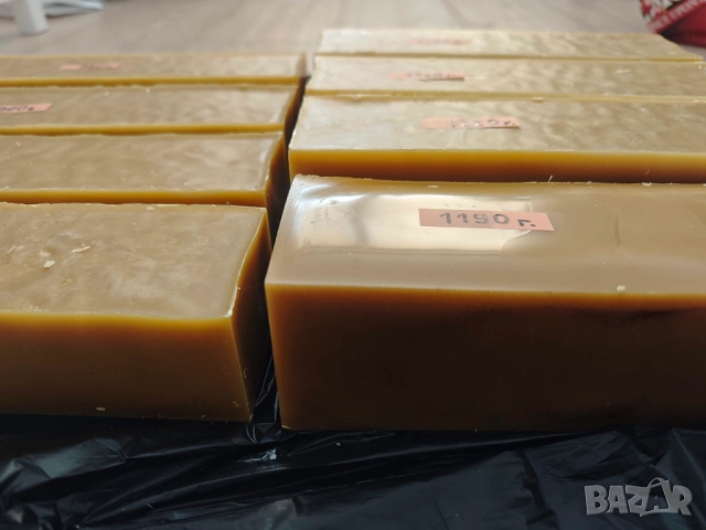 Натурален чист пчелен восък - тройно претопен (собствено производство), снимка 4 - Пчелни продукти - 52906421