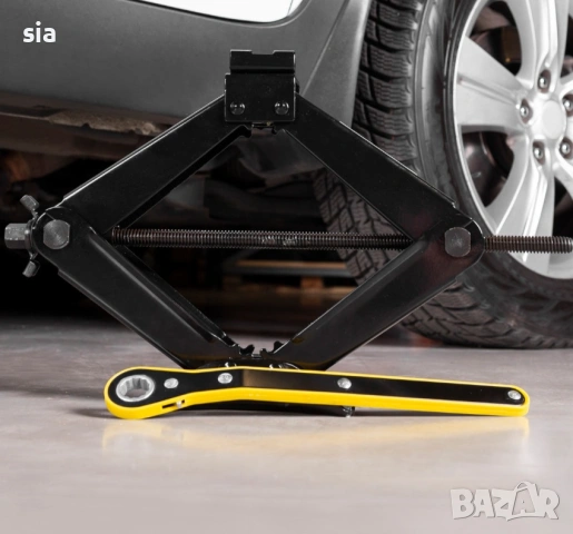 Крик с тресчотка, 1,5т., повдигач, жаба, снимка 3 - Аксесоари и консумативи - 41685694