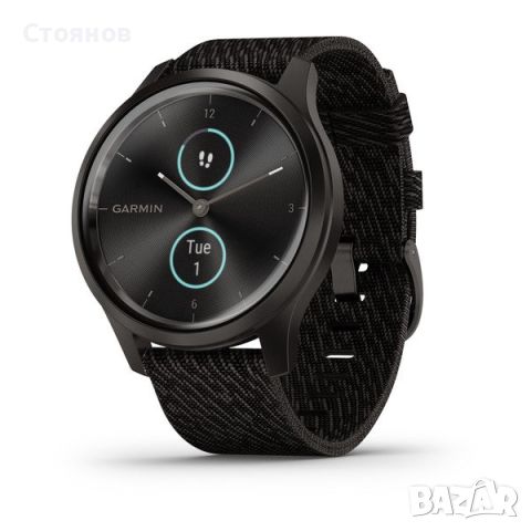 Чисто нов смартчасовник GARMIN Vivomove Style неразпечатана кутия, стрелки тъчскрийн, снимка 1 - Смарт часовници - 46511857