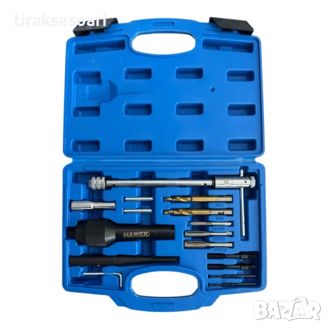 Комплект за демонтаж на скъсани подгревни свещи 8мм и 10мм HAWEK
