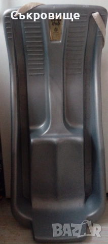 Оригинална ретро пластмасова детска шейна ГДР Mini Bob vintage винтидж, снимка 2 - Зимни спортове - 53555952