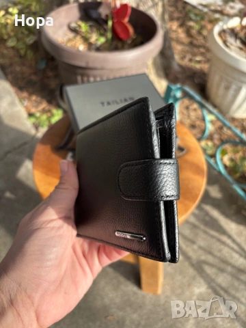 Мъжко портмоне от естествена кожа, снимка 8 - Портфейли, портмонета - 53711919