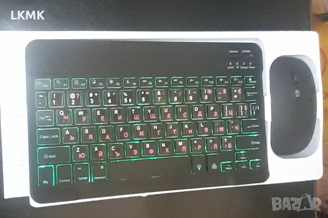 Безжични  блутут  Клавиатура  и  Мишка, снимка 4 - Клавиатури и мишки - 50468330