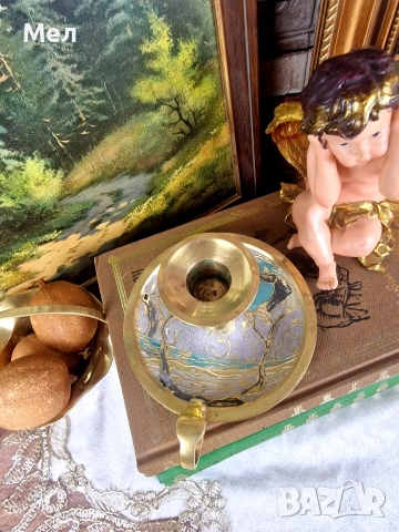 Месингов свещник , снимка 5 - Други - 54211499