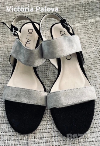 Скъпи елегантни сандали DI LAURO Италия, снимка 9 - Сандали - 51045049