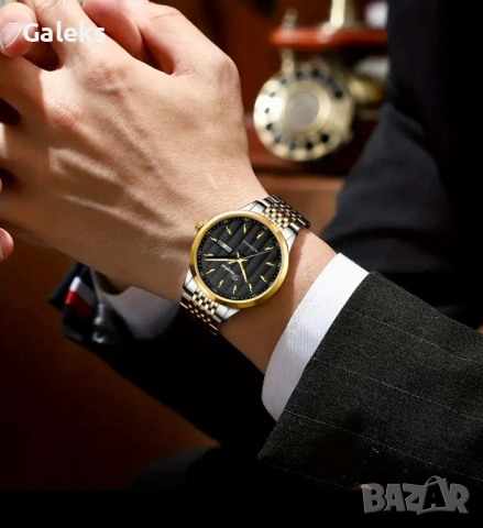 Мъжки Аристократичен бизнес часовник Dianpai* автоматик! , снимка 2 - Мъжки - 53049932