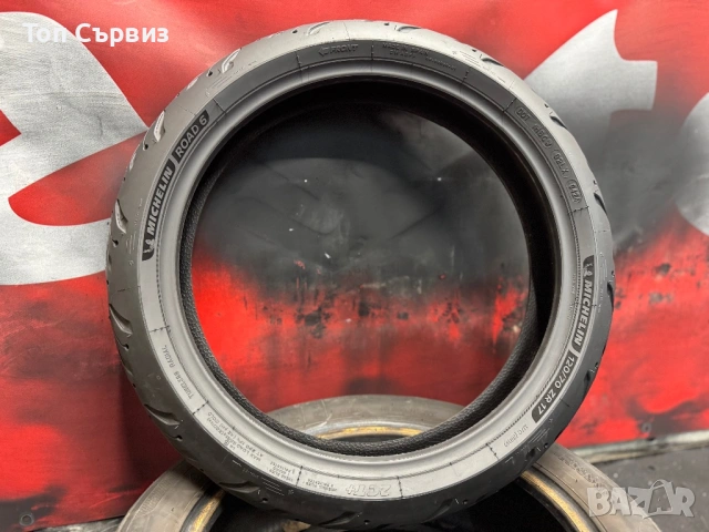 120 70 17, Мото гума, Michelin Road6, снимка 4 - Гуми и джанти - 54160830