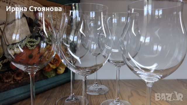 Големи чаши за вино, кристалин. 550 мл, снимка 12 - Чаши - 45723807