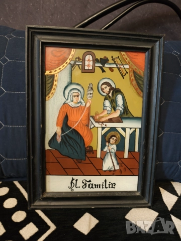 Картина найвизъм върху стъкло 