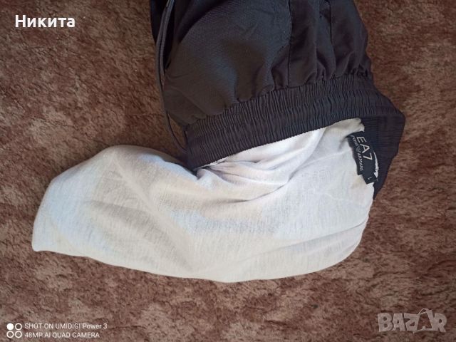 Emporio Armani-къси шушлякови панталони-L, снимка 4 - Къси панталони - 45891090