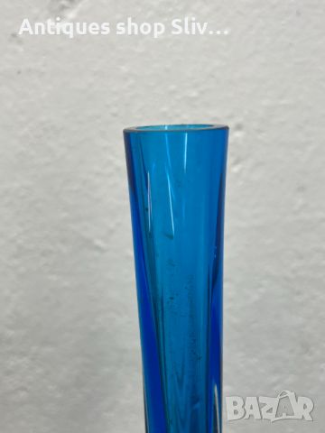 Стилна ваза от цветно стъкло. №5513, снимка 7 - Колекции - 46170027