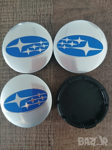 Капачки За Джанти 55/60 52/55 за Subaru Субару/ сиви декоративни тапи за централен отвор, снимка 4 - Аксесоари и консумативи - 44696853