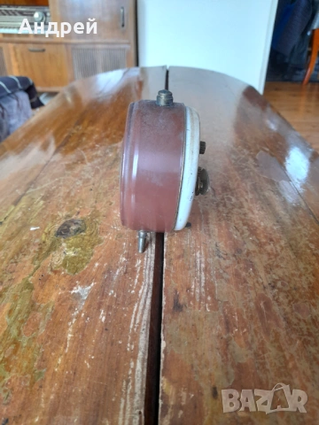 Стар часовник,будилник Mera Poltik #5, снимка 3 - Антикварни и старинни предмети - 53597293