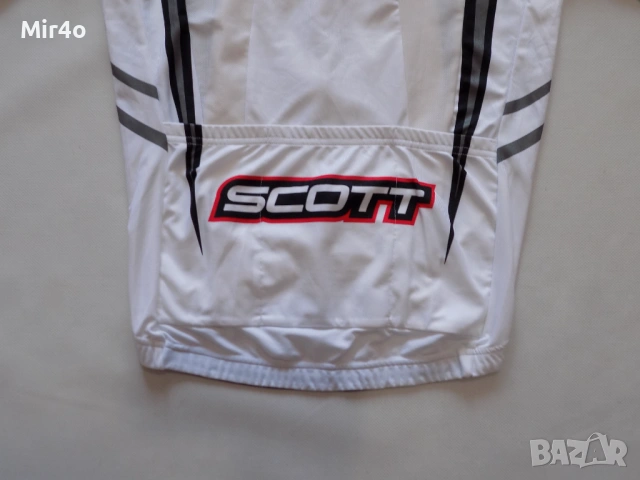 вело джърси scott екип тениска блуза фанела екип елек шосейно колоездене мъжко оригинал M, снимка 3 - Тениски - 54033540