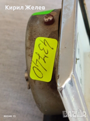 Стар механичен будилник СЛАВА СССР рядък за части ремонт КОЛЕКЦИЯ 43740, снимка 8 - Антикварни и старинни предмети - 51952674