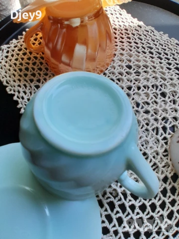 Винтидж arcopal jadeite France 🇫🇷 1970 , снимка 4 - Антикварни и старинни предмети - 51135741