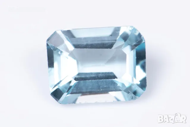 Син топаз 1.86ct 8x6mm VS октагон шлифовка #8, снимка 1 - Други - 49170619