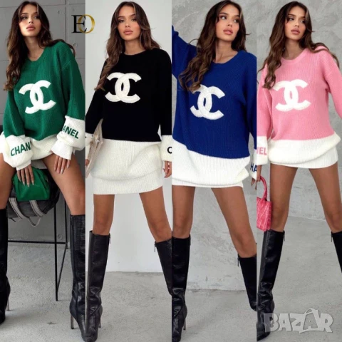 пуловер chanel, снимка 4 - Блузи с дълъг ръкав и пуловери - 51426708