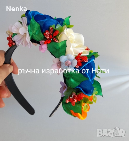 Диадеми и китки за калпак , снимка 11 - Аксесоари за коса - 52070227