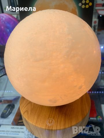3D led лампа INNARA INN-37 тип Луна с магнитна левитация, 16 цвята, снимка 10 - Други - 46169634