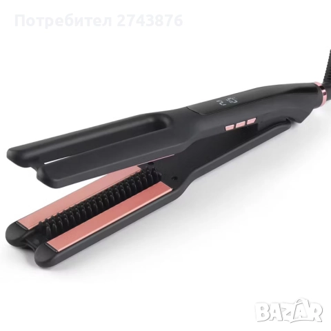 Преса за изправяне на коса с насочващ гребен Muhler MHS-777, снимка 2 - Преси за коса - 51509132