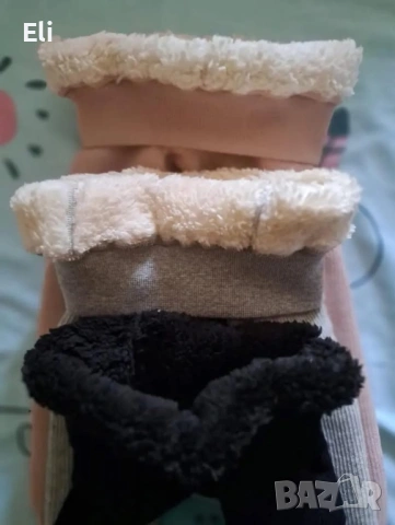 детски плътни чорапогащи с подплата от пух , снимка 4 - Чорапи - 53606443