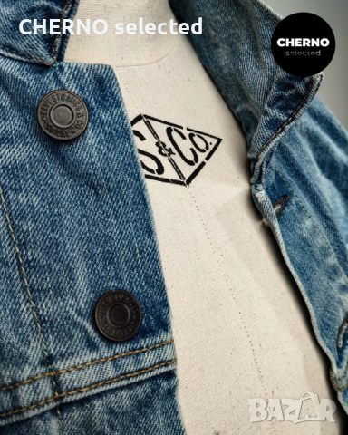Мъжко синьо дънково яке LEVI’S Trucker Denim Jacket – размер L , снимка 16 - Якета - 54018870
