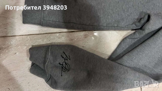 Jordan сив суичър с качулка, снимка 3 - Суичъри - 53803935