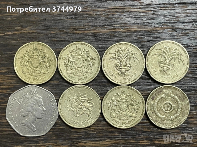 Стари британски паундове old british paunds , снимка 2 - Нумизматика и бонистика - 53699145