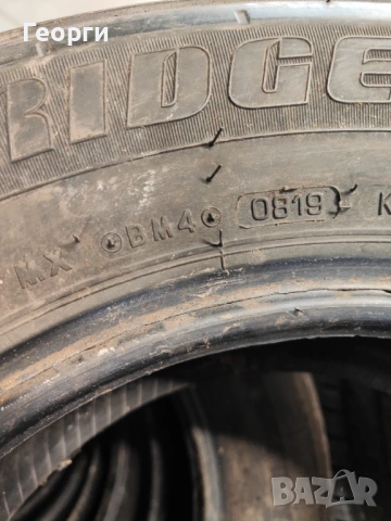 4бр.лятнa гума 215/65/15C Bridgestone, снимка 6 - Гуми и джанти - 53924478