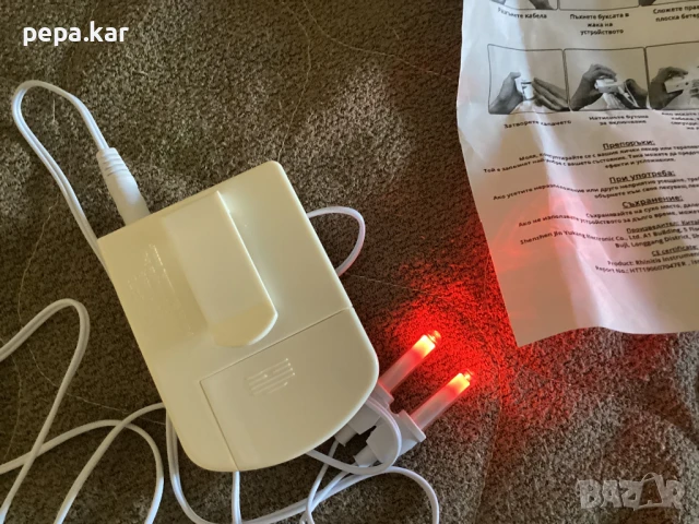 BioNase БиоНасе уникален уред за лазерна терапия и лечение на хрема, алергичен ренинт и синузит, снимка 6 - Друга електроника - 51342944