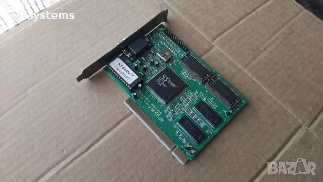 Видео карта S3 Trio 64V+ Trio S3-4SA 2MB PCI, снимка 4 - Видеокарти - 52532353