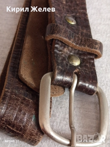 Винтидж кожен колан здрав за КОЛЕКЦИЯ ДЕКОРАЦИЯ 49404, снимка 2 - Колани - 51868184