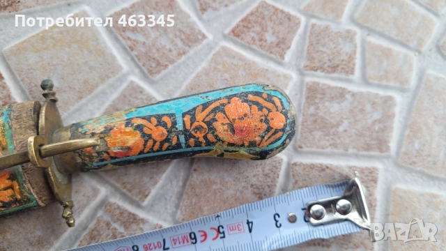 Нож, кама, кинжал, индийски корабен нож, снимка 4 - Антикварни и старинни предмети - 52866747