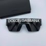 Унисекс слънчеви очила черни Dolce & Gabbana реплика, снимка 4