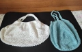 Две ажурени чанти ръчно изплетени на една кука, снимка 1