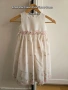 Рокля Small Milk Cream Pink Flower Dress Cinderella Размер на 4-6 г , снимка 1