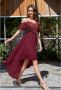 Червена рокля Bridesmay, снимка 1 - Рокли - 45076200
