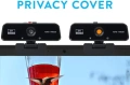 Нова 2K QHD Уеб камера с микрофон автофокус капак за поверителност за Zoom Skype, снимка 2
