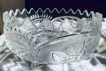 Винтидж кристални ваза/купа/фруктиера, снимка 7