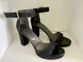 Черни официални обувки. Сандали на платформа, снимка 1