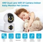 Камера за наблюдение и бебефон LYLU – Full HD 1080P с 360° ротация и управление чрез приложение iCSe, снимка 7