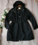Черно яке с качулка пролетно есенен модел , снимка 1
