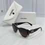 Слънчеви очила с UV400 защита с калъф и кутия Chanel Код D170 - Различни цветове, снимка 2