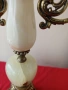 красив свещник оникс и бронз, снимка 5